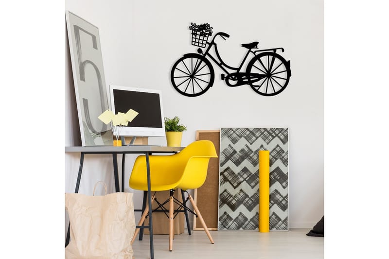 Bike Väggdekor - Svart - Inredning - Väggdekor - Skylt - Plåtskyltar