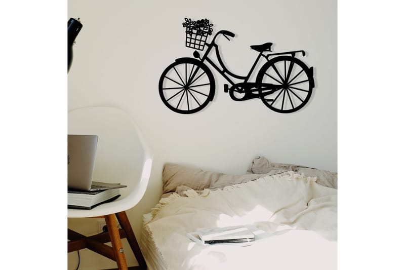 Bike Väggdekor - Svart - Inredning - Väggdekor - Skylt - Plåtskyltar