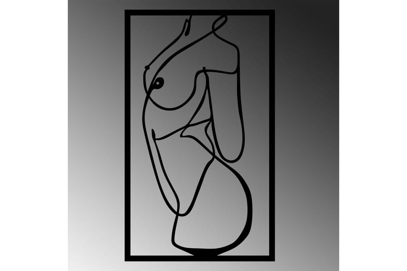Body 4 Väggdekor - Svart - Inredning - Väggdekor - Skylt - Plåtskyltar