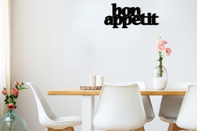 Bon Appetit 2 Väggdekor - Svart - Inredning - Väggdekor - Skylt - Plåtskyltar