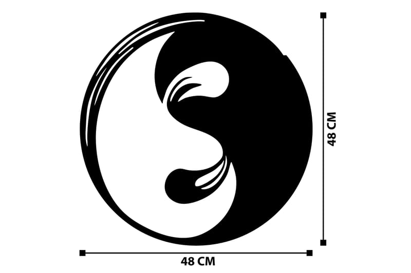 Boni Väggdekor - Svart - Inredning - Väggdekor - Skylt - Plåtskyltar