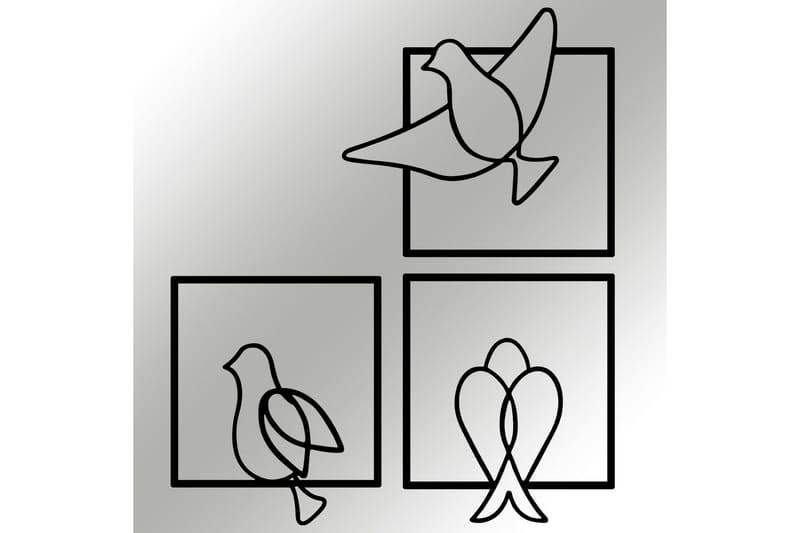 Bonita Väggdekor - Svart - Inredning - Väggdekor - Skylt - Plåtskyltar