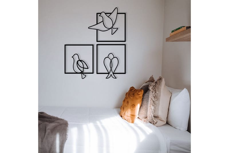 Bonita Väggdekor - Svart - Inredning - Väggdekor - Skylt - Plåtskyltar