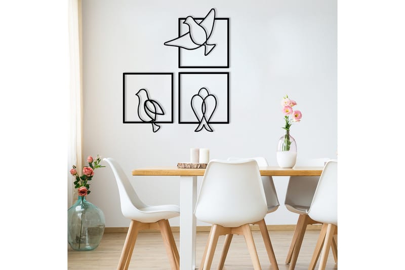 Bonita Väggdekor - Svart - Inredning - Väggdekor - Skylt - Plåtskyltar