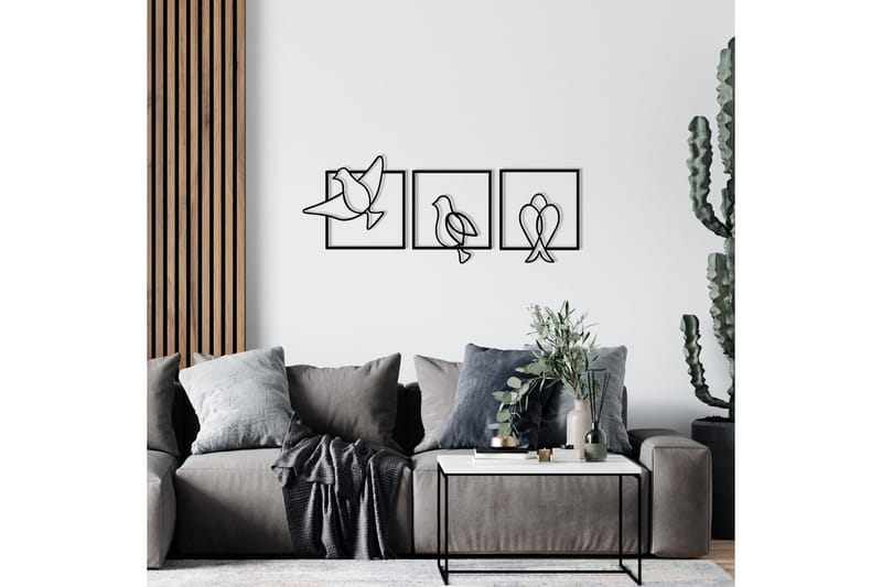 Bonita Väggdekor - Svart - Inredning - Väggdekor - Skylt - Plåtskyltar