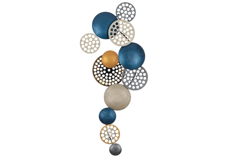 Bronte - Väggdekor - Blå/Champagne/Orange - Inredning - Väggdekor - Skylt - Plåtskyltar