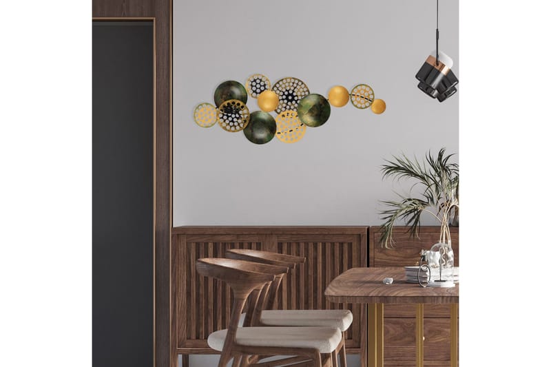 Bronte - Väggdekor - Orange/Grön - Inredning - Väggdekor - Skylt - Plåtskyltar