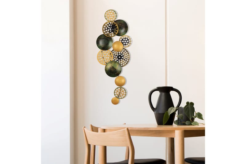 Bronte - Väggdekor - Orange/Grön - Inredning - Väggdekor - Skylt - Plåtskyltar