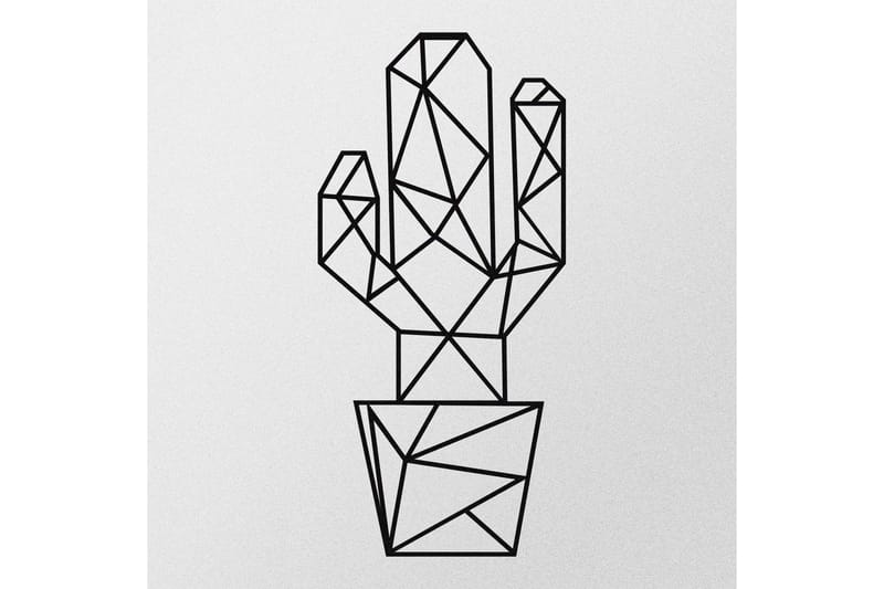 Cactus Väggdekor - Svart - Inredning - Väggdekor - Skylt - Plåtskyltar