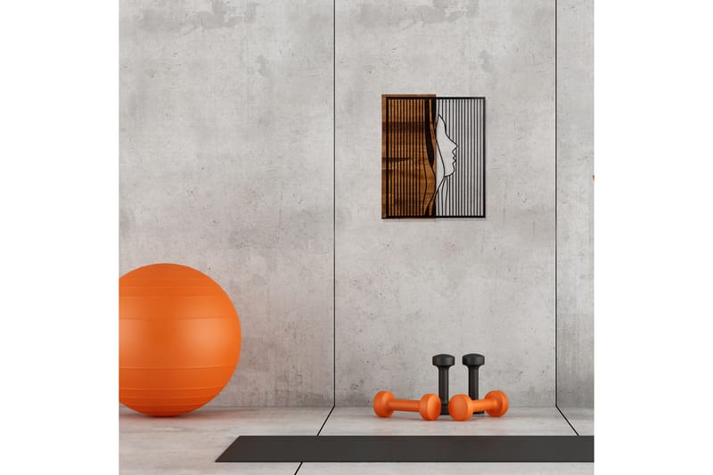 Captivity Väggdekor - Svart/Valnöt - Inredning - Väggdekor - Skylt - Plåtskyltar