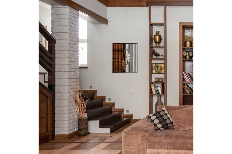 Captivity Väggdekor - Svart/Valnöt - Inredning - Väggdekor - Skylt - Plåtskyltar