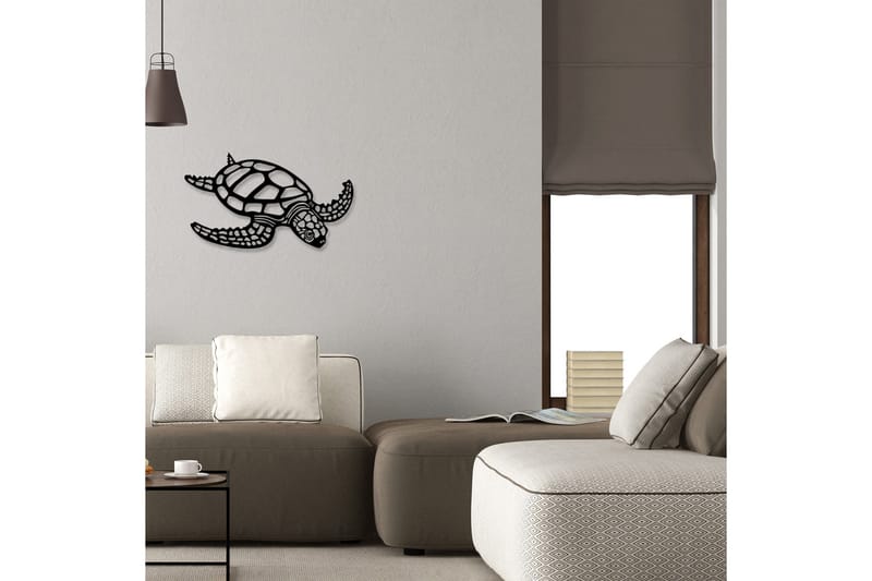 Caretta Caretta Väggdekor - Svart - Inredning - Väggdekor - Skylt - Plåtskyltar