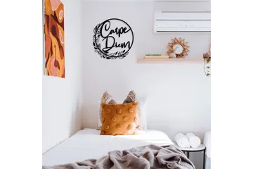 Carpe Diem Väggdekor - Svart - Inredning - Väggdekor - Skylt - Plåtskyltar