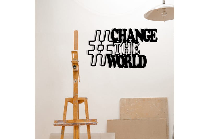 Change Väggdekor - Svart - Inredning - Väggdekor - Skylt - Plåtskyltar