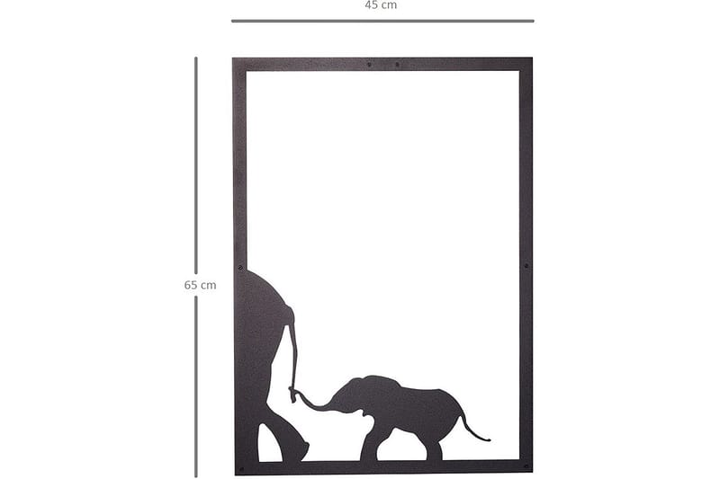 Decorative Metal Wall Accessory 45x65 - Inredning - Väggdekor - Skylt - Plåtskyltar