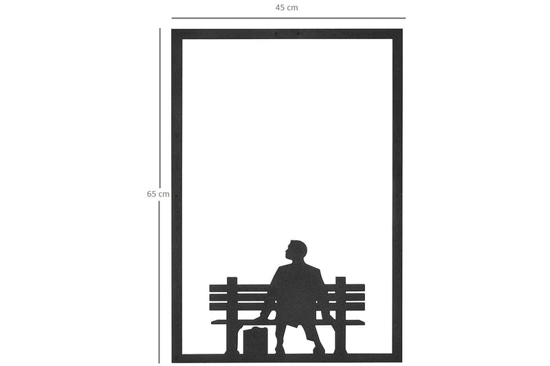 Decorative Metal Wall Accessory 45x65 - Inredning - Väggdekor - Skylt - Plåtskyltar