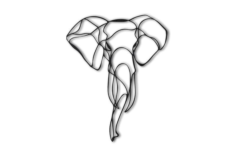 Decorative Metal Wall Accessory 52x41 - Inredning - Väggdekor - Skylt - Plåtskyltar