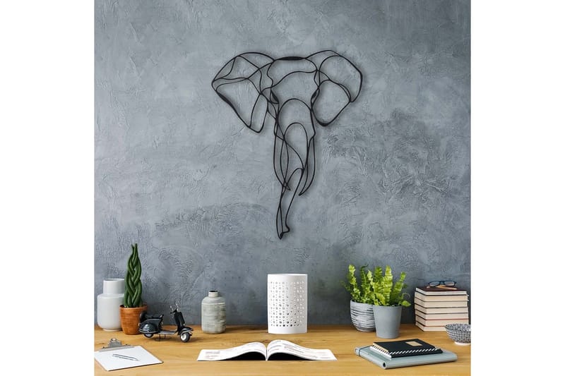 Decorative Metal Wall Accessory 52x41 - Inredning - Väggdekor - Skylt - Plåtskyltar