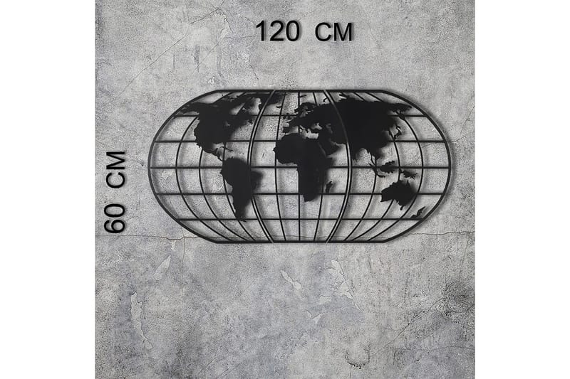 Decorative Metal Wall Accessory 60x120 - Inredning - Väggdekor - Skylt - Plåtskyltar