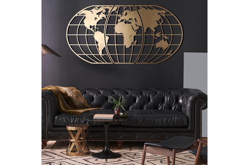 Decorative Metal Wall Accessory 60x120 - Inredning - Väggdekor - Skylt - Plåtskyltar