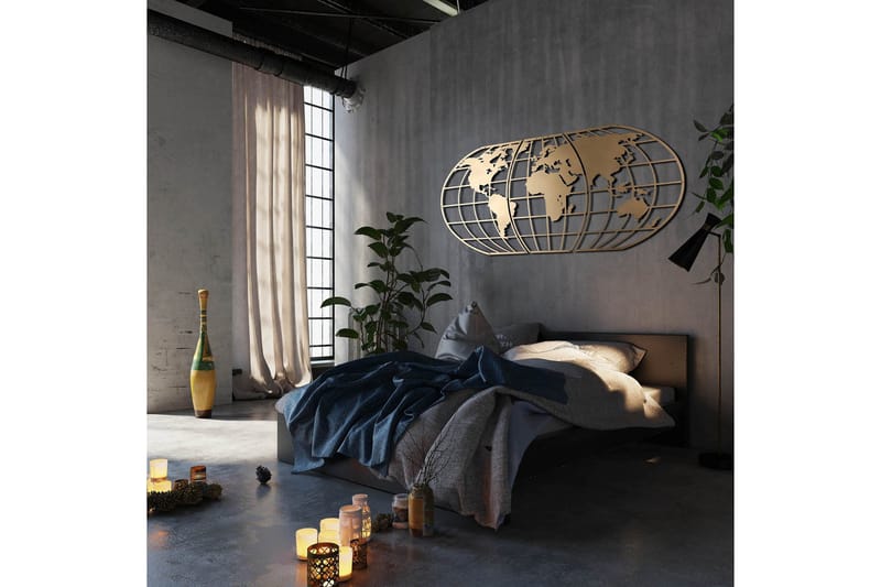 Decorative Metal Wall Accessory 60x120 - Inredning - Väggdekor - Skylt - Plåtskyltar