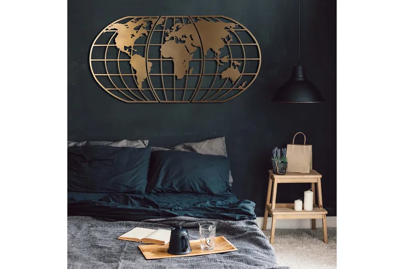 Decorative Metal Wall Accessory 60x120 - Inredning - Väggdekor - Skylt - Plåtskyltar