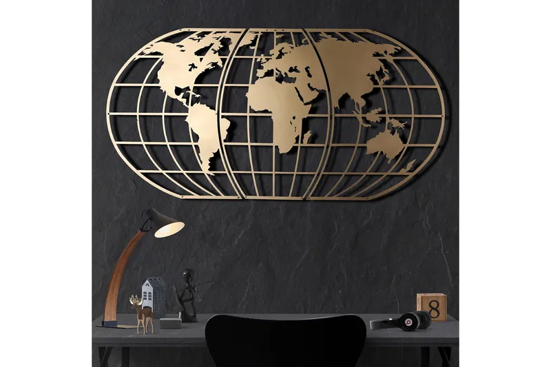 Decorative Metal Wall Accessory 60x120 - Inredning - Väggdekor - Skylt - Plåtskyltar