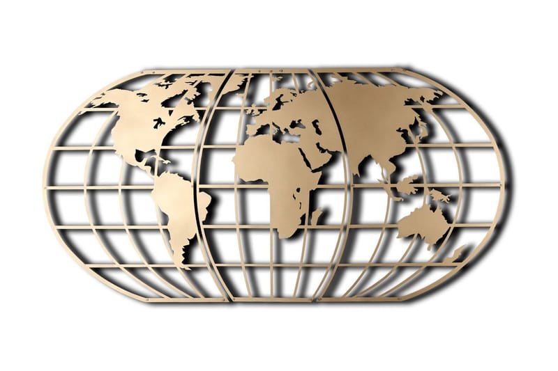 Decorative Metal Wall Accessory 60x120 - Inredning - Väggdekor - Skylt - Plåtskyltar