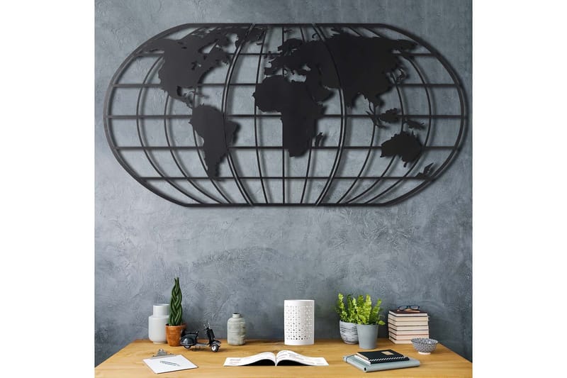 Decorative Metal Wall Accessory 60x120 - Inredning - Väggdekor - Skylt - Plåtskyltar