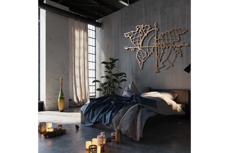 Decorative Metal Wall Accessory 65x95 - Inredning - Väggdekor - Skylt - Plåtskyltar