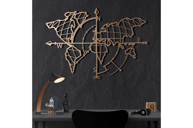 Decorative Metal Wall Accessory 65x95 - Inredning - Väggdekor - Skylt - Plåtskyltar