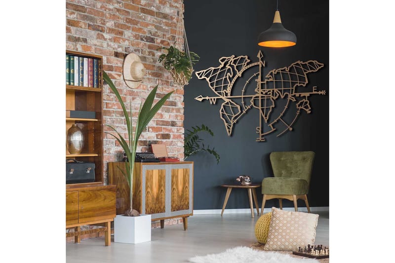 Decorative Metal Wall Accessory 65x95 - Inredning - Väggdekor - Skylt - Plåtskyltar