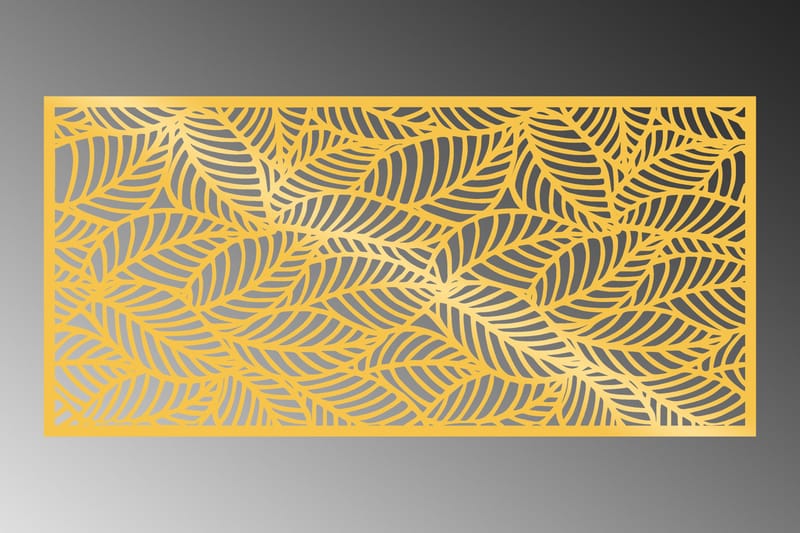 Decorative Panel 5 Väggdekor - Guld - Inredning - Väggdekor - Skylt - Plåtskyltar