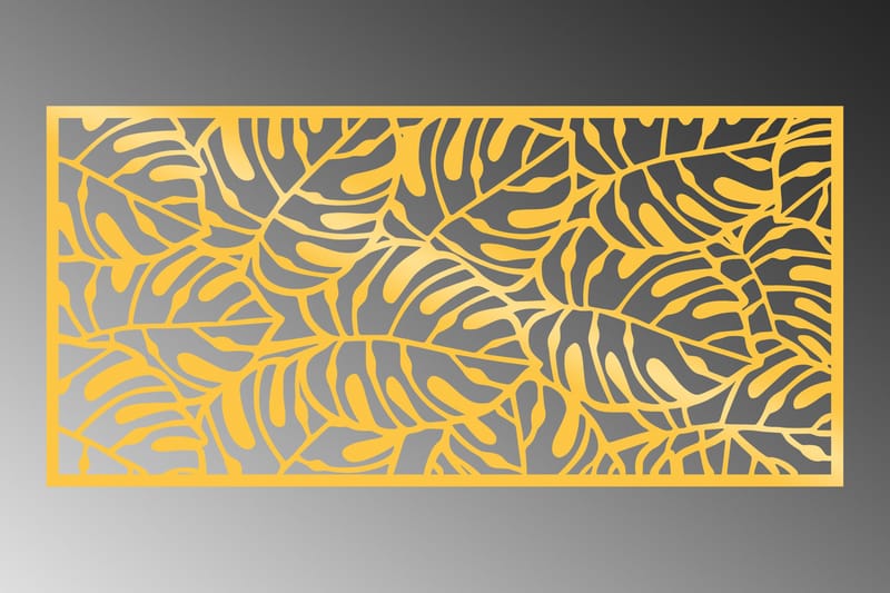 Decorative Panel 6 Väggdekor - Guld - Inredning - Väggdekor - Skylt - Plåtskyltar