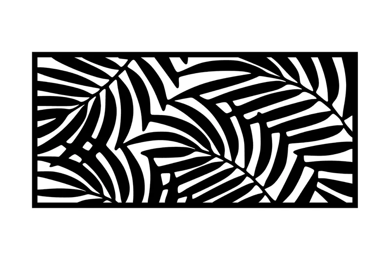 Decorative Panel 4 - Väggdekor, Svart