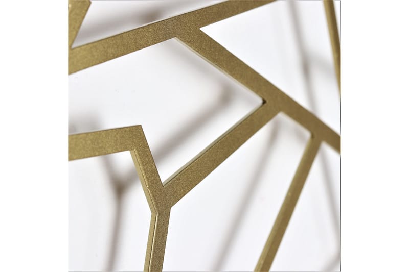 Dekorativ Väggaccessoar - Guld - Inredning - Väggdekor - Skylt - Plåtskyltar
