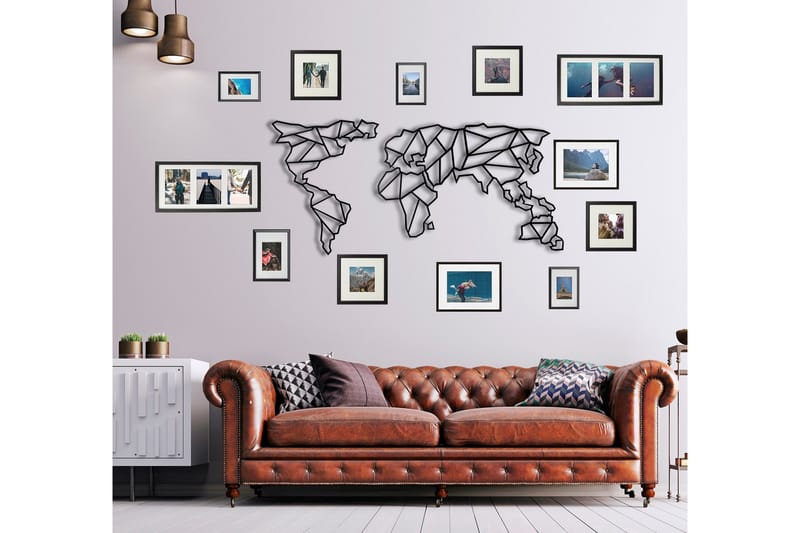 Dekorativ Väggaccessoar - Svart - Inredning - Väggdekor - Skylt - Plåtskyltar