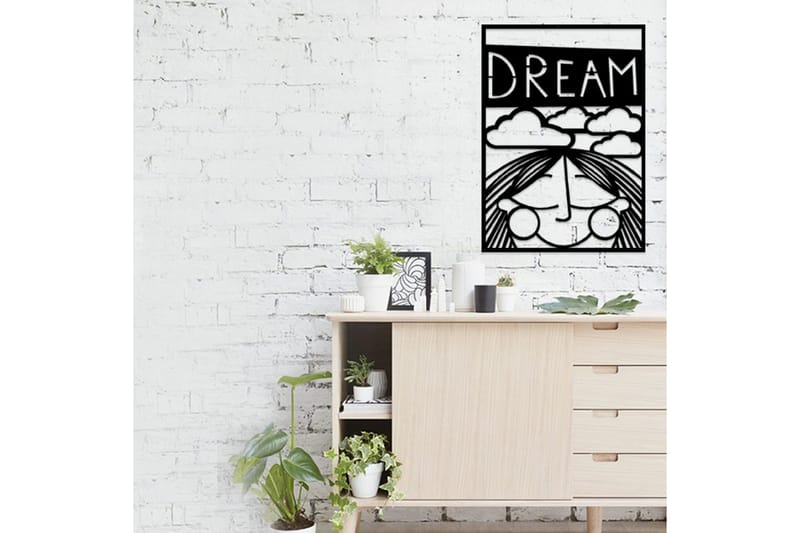 Dekorativ Väggaccessoar - Svart - Inredning - Väggdekor - Skylt - Plåtskyltar