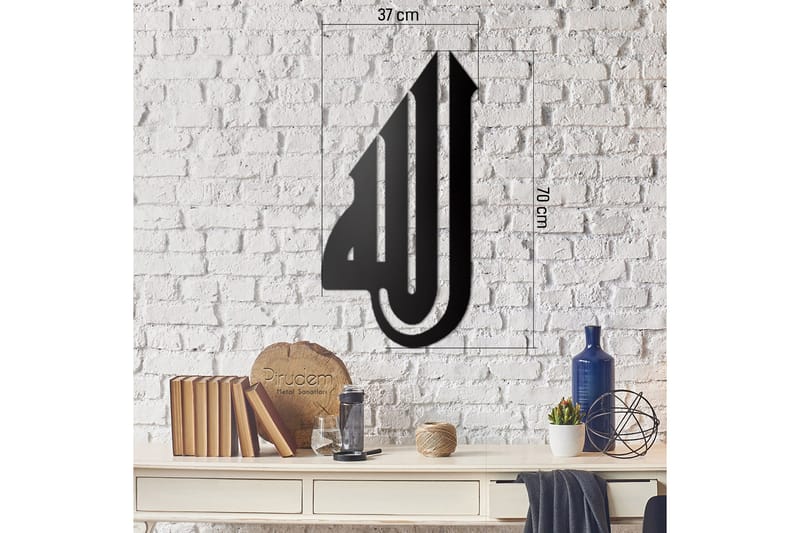 Dekorativ Väggaccessoar - Svart - Inredning - Väggdekor - Skylt - Plåtskyltar