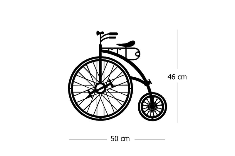 Dekorativ Väggaccessoar - Svart - Inredning - Väggdekor - Skylt - Plåtskyltar