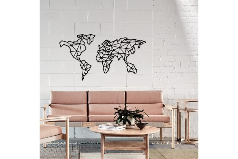 Dekorativ Väggaccessoar, Svart