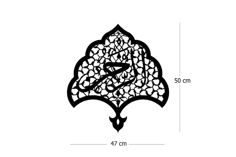 Dekorativ Väggaccessoar - Svart - Inredning - Väggdekor - Skylt - Plåtskyltar