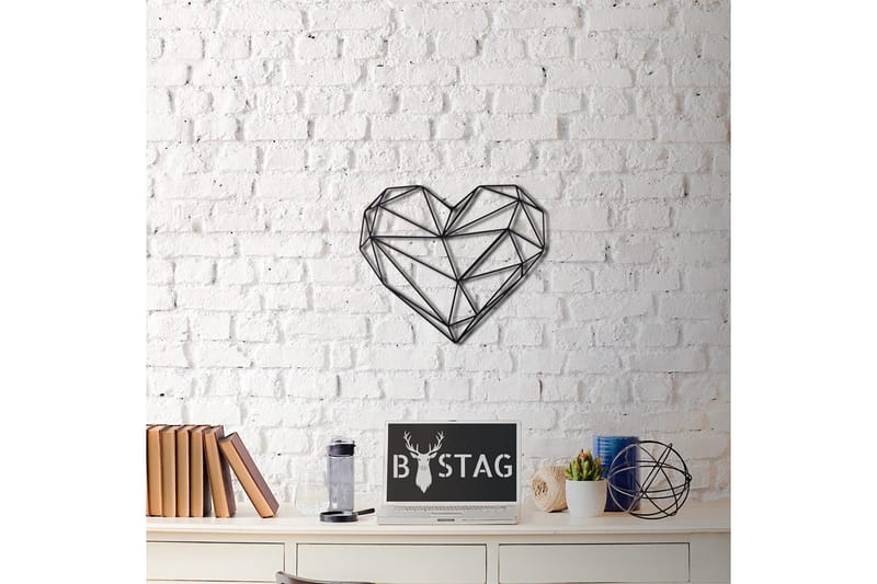 Dekorativ Väggaccessoar - Svart - Inredning - Väggdekor - Skylt - Plåtskyltar