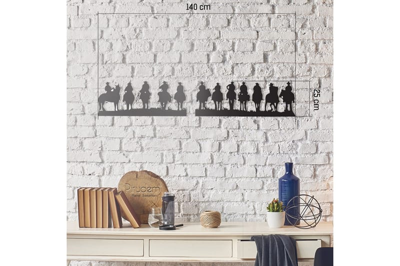 Dekorativ Väggaccessoar - Svart - Inredning - Väggdekor - Skylt - Plåtskyltar