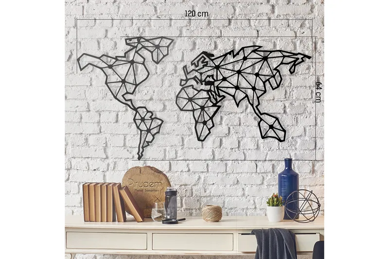 Dekorativ Väggaccessoar - Svart - Inredning - Väggdekor - Skylt - Plåtskyltar