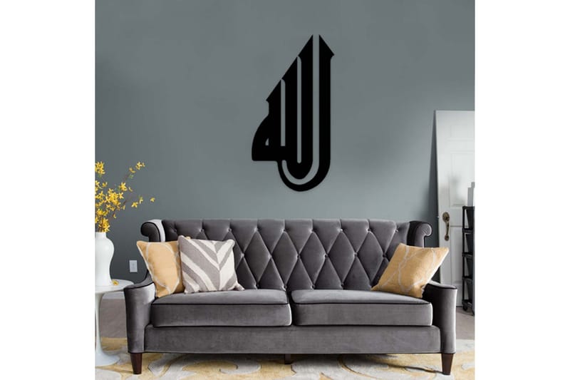 Dekorativ Väggaccessoar - Svart - Inredning - Väggdekor - Skylt - Plåtskyltar