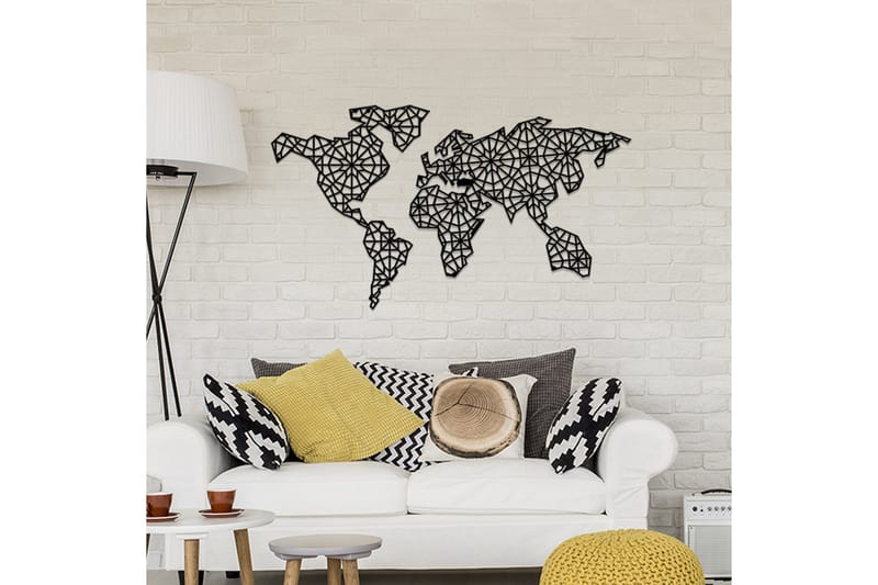 Dekorativ Väggaccessoar - Svart - Inredning - Väggdekor - Skylt - Plåtskyltar