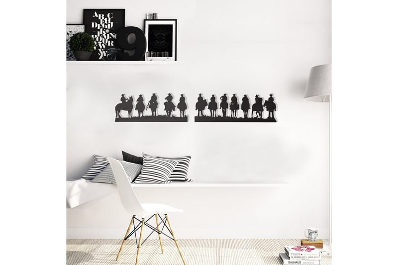 Dekorativ Väggaccessoar - Svart - Inredning - Väggdekor - Skylt - Plåtskyltar