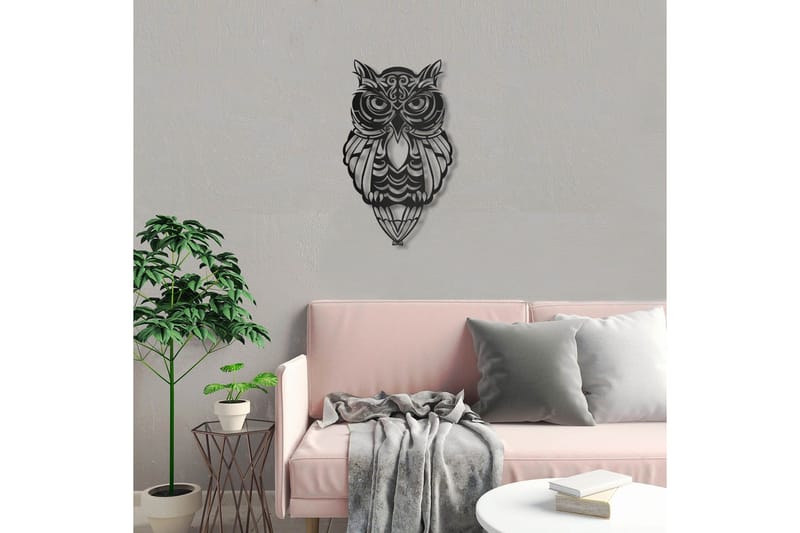 Dekorativ Väggaccessoar, Svart