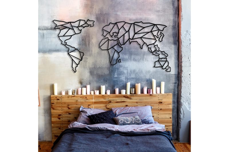 Dekorativ Väggaccessoar - Svart - Inredning - Väggdekor - Skylt - Plåtskyltar